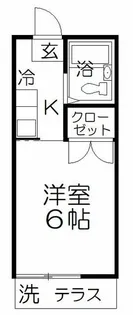 コーポ園【1階】の間取り