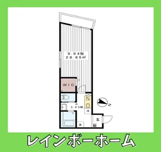 AJ新鎌ヶ谷【1階】の間取り