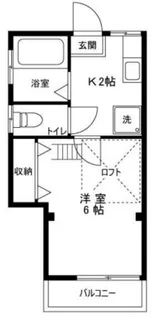 日乃出コーポ【2階】の間取り