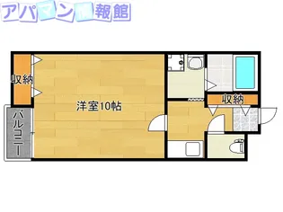 ぐりーんすくえあ【1階】の間取り