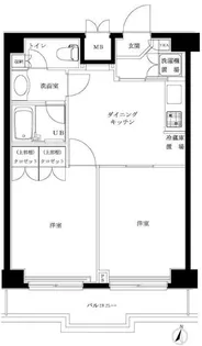 ルーブル森下弐番館【9階】の間取り