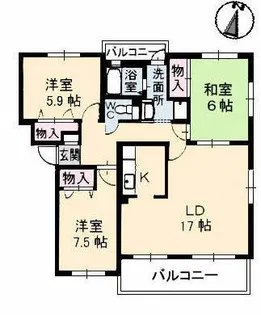 メゾン海老園 DX【3階】の間取り