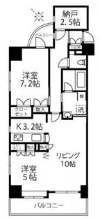 トルナーレ都筑【5階】の間取り