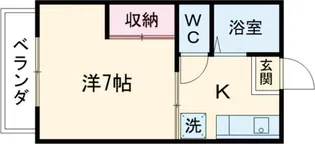 アトレイユB【1階】の間取り