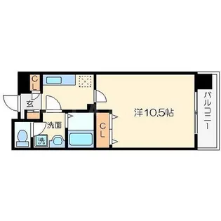 エクセレントOBPバンクス【9階】の間取り