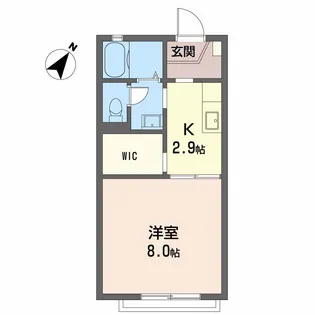 グランシ-ド立石【2階】の間取り