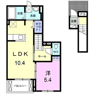 リーリエ・ブルーメ【2階】の間取り