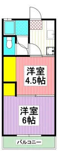 さくらハイツ【2階】の間取り