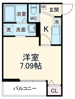 GRADUS西大宮II【3階】の間取り