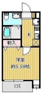 パレスヒル妙典【1階】の間取り