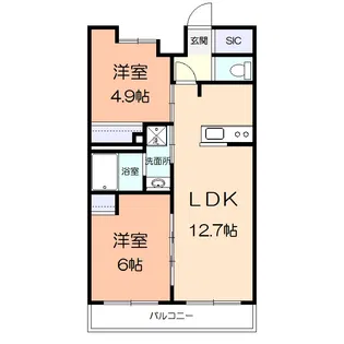 パークプレイス【2階】の間取り