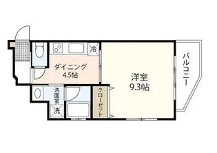 グランカーサ三篠【9階】の間取り