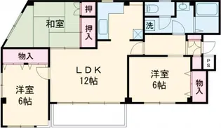 クレスポ【4階】の間取り
