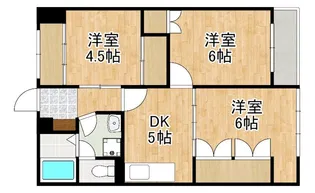 ロイヤルシティ奈良田【3階】の間取り