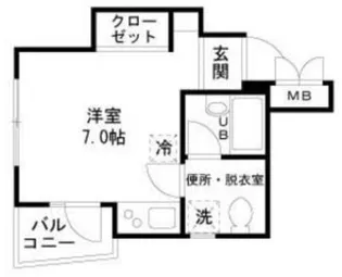 Win駒場【4階】の間取り