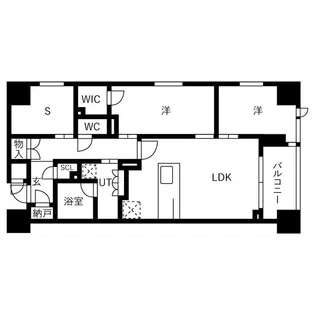 スプランディッド五条堀川【4階】の間取り