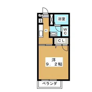 サンミッシェル【2階】の間取り
