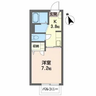 アラバスタ金剛【1階】の間取り