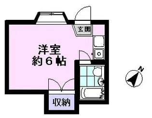 マインツインメル北小金【1階】の間取り