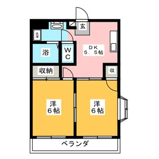 ふじビル【3階】の間取り