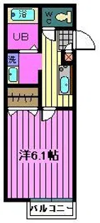 アークプレイス東大宮【2階】の間取り