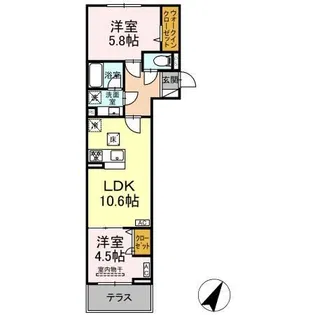 アーティザン(Artisan)【1階】の間取り