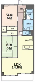 クレスト吉岡【4階】の間取り