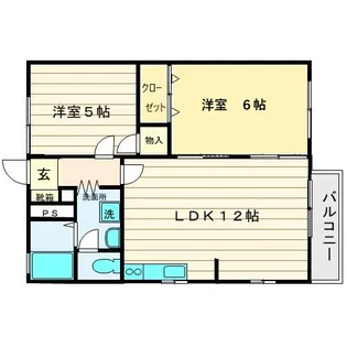 セピアコート【2階】の間取り