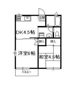 セフィーラ木花【1階】の間取り