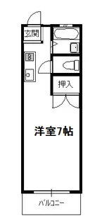サニーパレス【4階】の間取り
