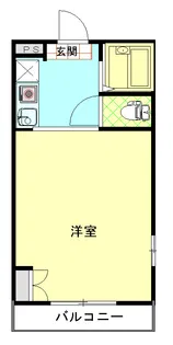 ハイツ長田【2階】の間取り