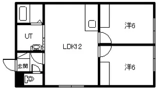 エススール【2階】の間取り