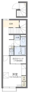 東京都八王子市横川町【アパート】の間取り