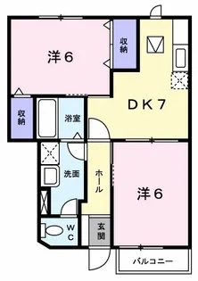 メゾンポピュレール【2階】の間取り