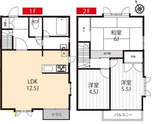東京都町田市真光寺町【一戸建】の間取り