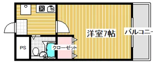 シティパレス高井田【4階】の間取り