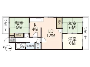 吉岡第二ビル【3階】の間取り