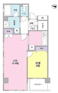 KDXレジデンス成城【1階】の間取り