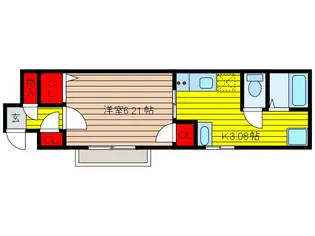 ステージ鳩ヶ谷本町【1階】の間取り