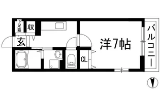 Sunny Tierra仲蔵【2階】の間取り