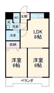 プランドールNI【5階】の間取り