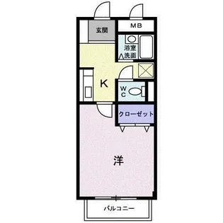 ウインズ長池【2階】の間取り