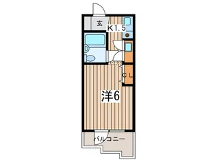 エムズ南林間【2階】の間取り
