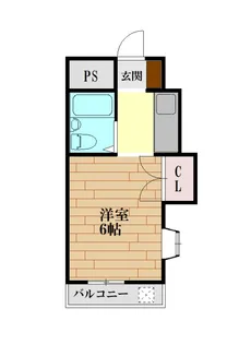 フォート佐古【3階】の間取り