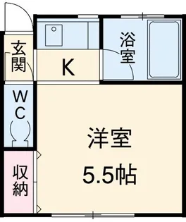 グリーンハイツ多摩【2階】の間取り