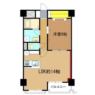 第五ハイムゆり【1階】の間取り