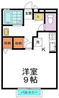 ルシャンブル【2階】の間取り