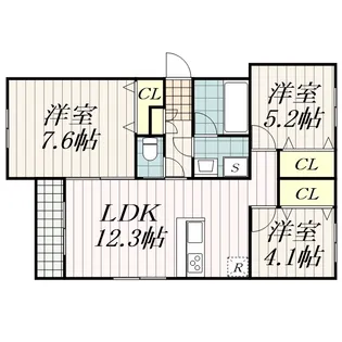千葉県千葉市中央区中央4【マンション】の間取り