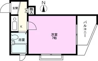 アネックス南越谷【3階】の間取り