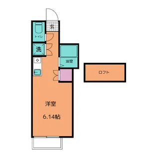 ユーハート横浜霞ヶ丘【2階】の間取り